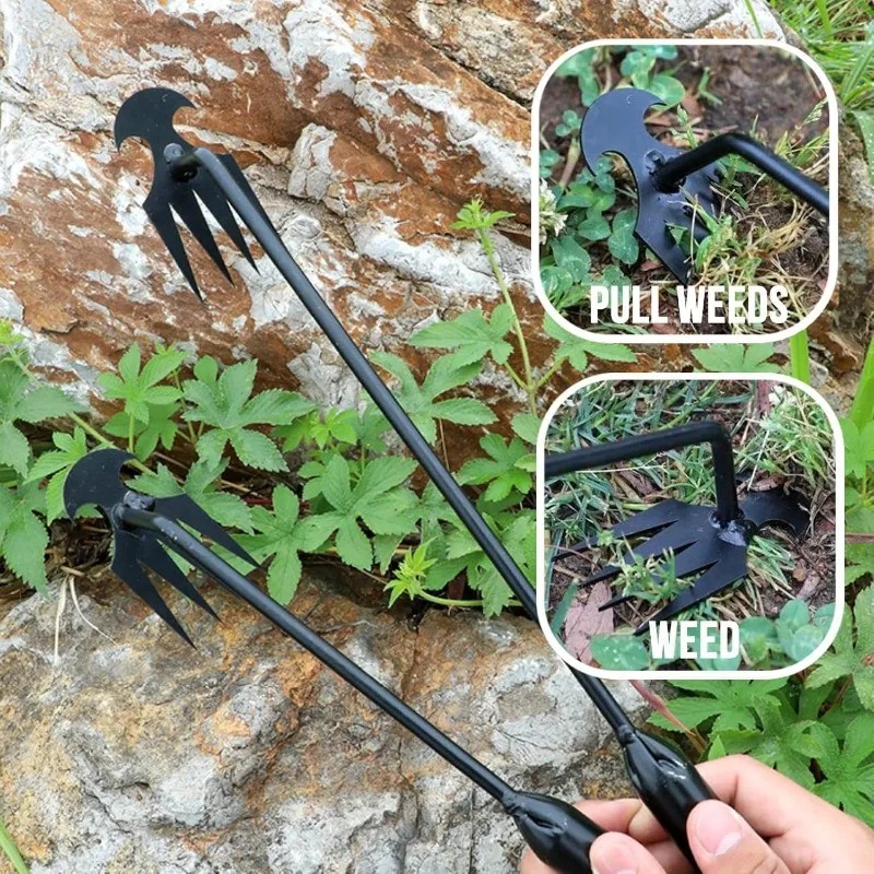 Gardening Tools For Weeds - 2'si 1 Arada Bahçe Tırmığı Manuel