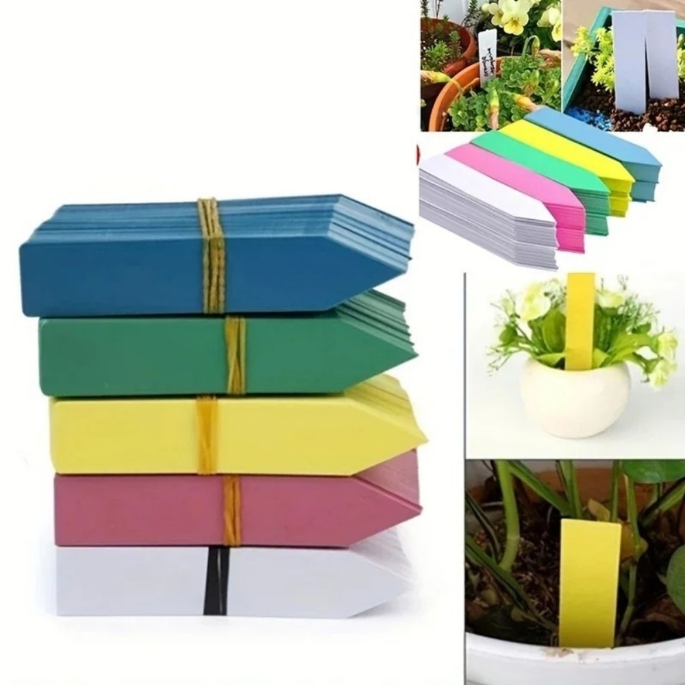 Gardening Tools Labeled - 100 adet bahçe bitki etiketleri bitki