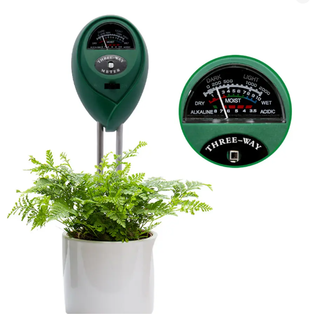 Moisture Meter Plant - Bahçe PH Ölçer Güneş Işığı 3'ü