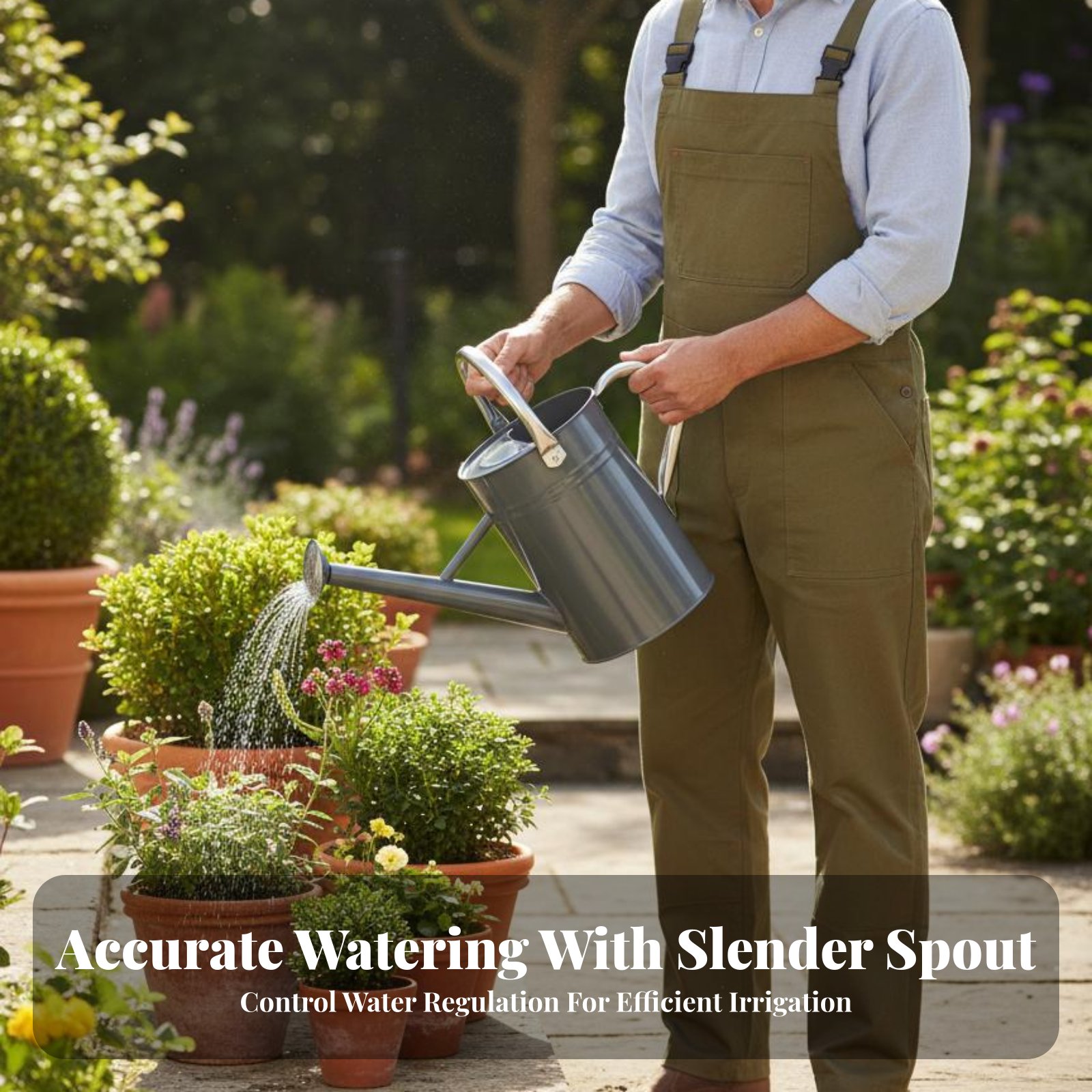 Gardening Tools Watering Can - 5L Bahçe Sulama Kabı Sağlam Sulama