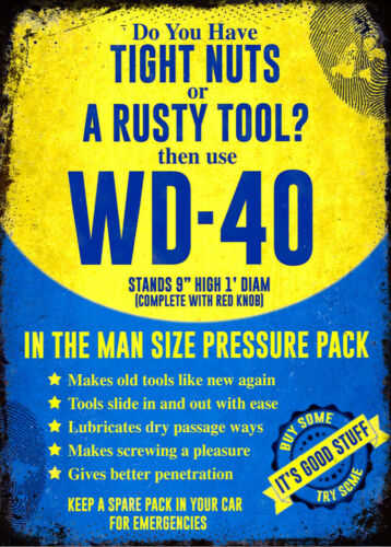 Gardening Tools Vintage - Vintage Retro WD40 Sprey Garaj Aleti