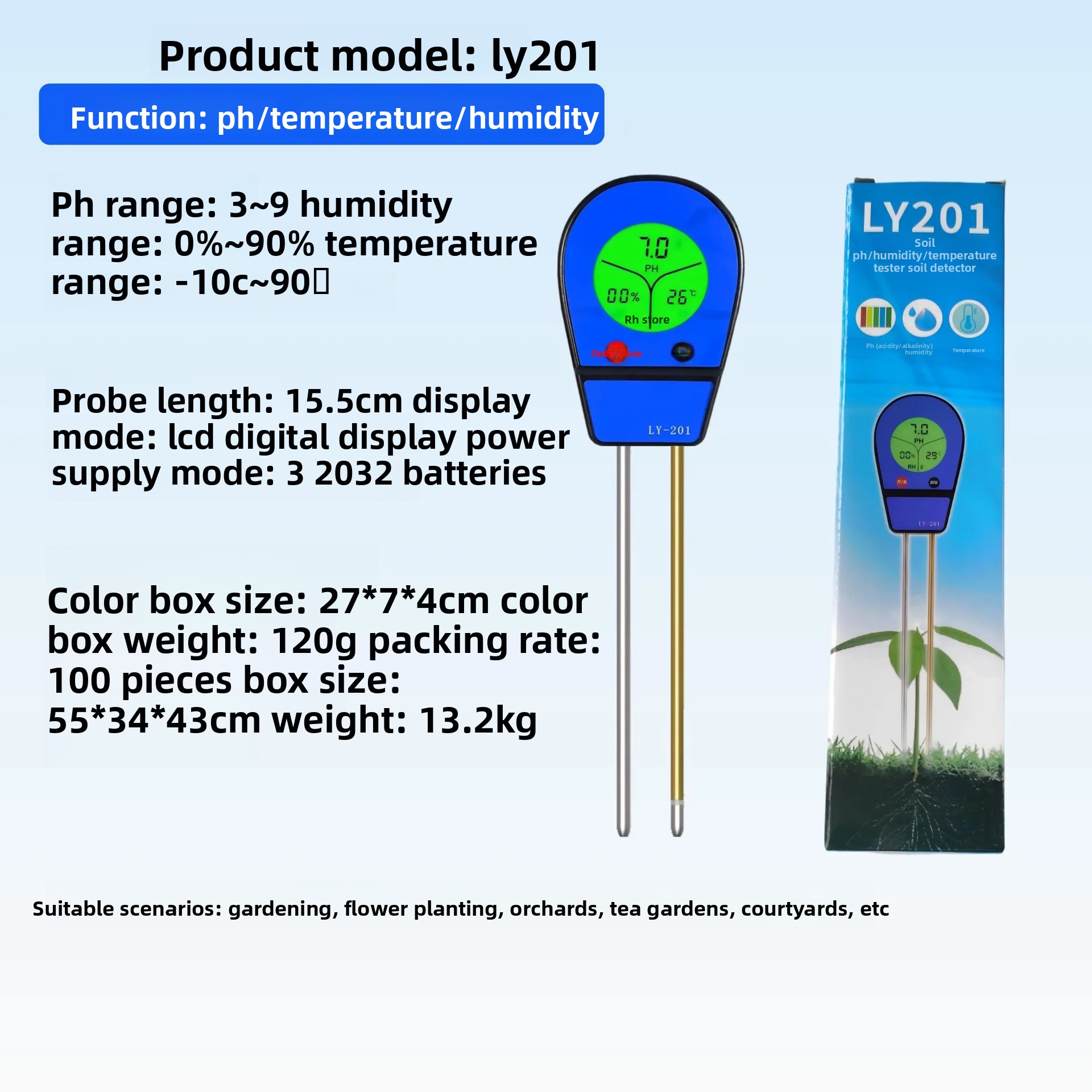 Bitki Bahçesi Bahçıvanlık Çiml - Moisture Meter Plant incelemesi ve fiyatı