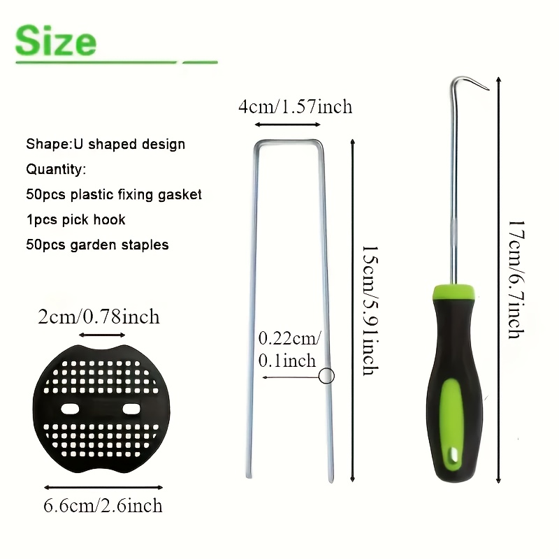 101 adet Bahçe Kazıkları Seti  - Gardening Tools For Weeds incelemesi ve fiyatı