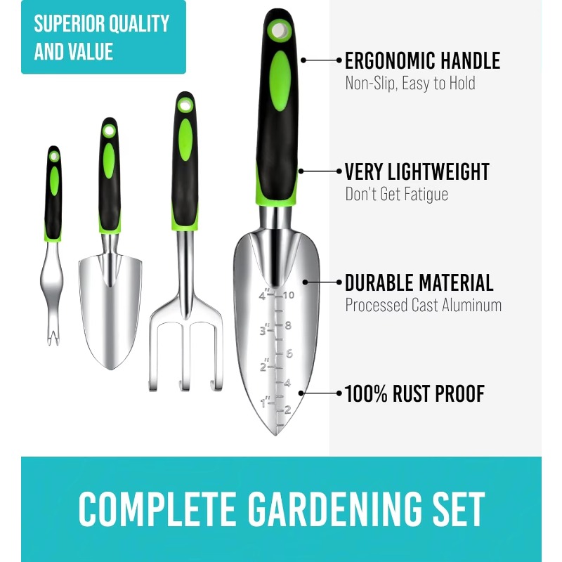 9 Parça Ergonomik Bahçe Alet S - Gardening Tools Hand incelemesi ve fiyatı