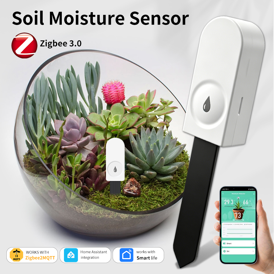 Akıllı ZigBee Toprak Nem Sensö - Moisture Meter Plant incelemesi ve fiyatı