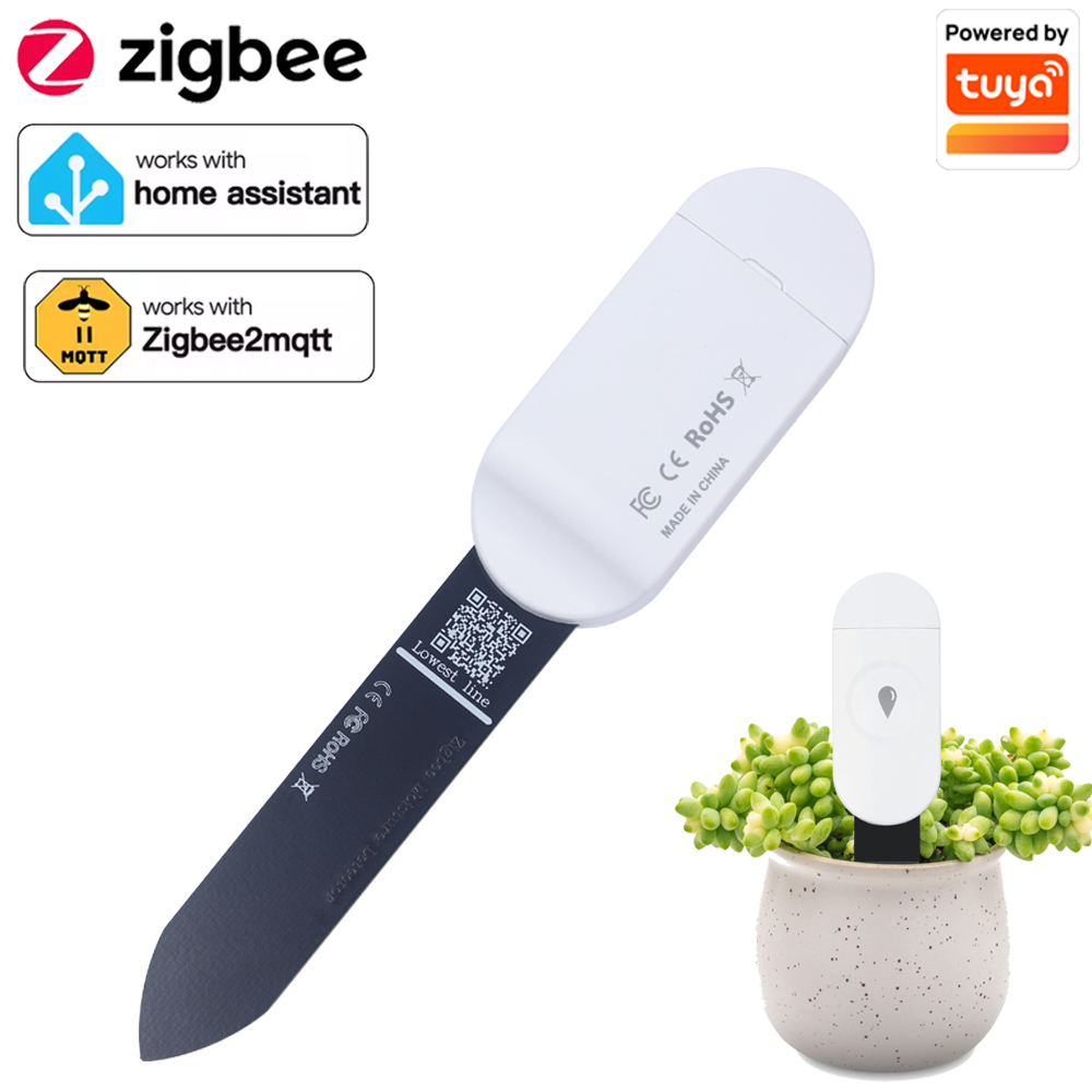 Tuya Zigbee Sıcaklık Nem Nem D - Moisture Meter Plant incelemesi ve fiyatı