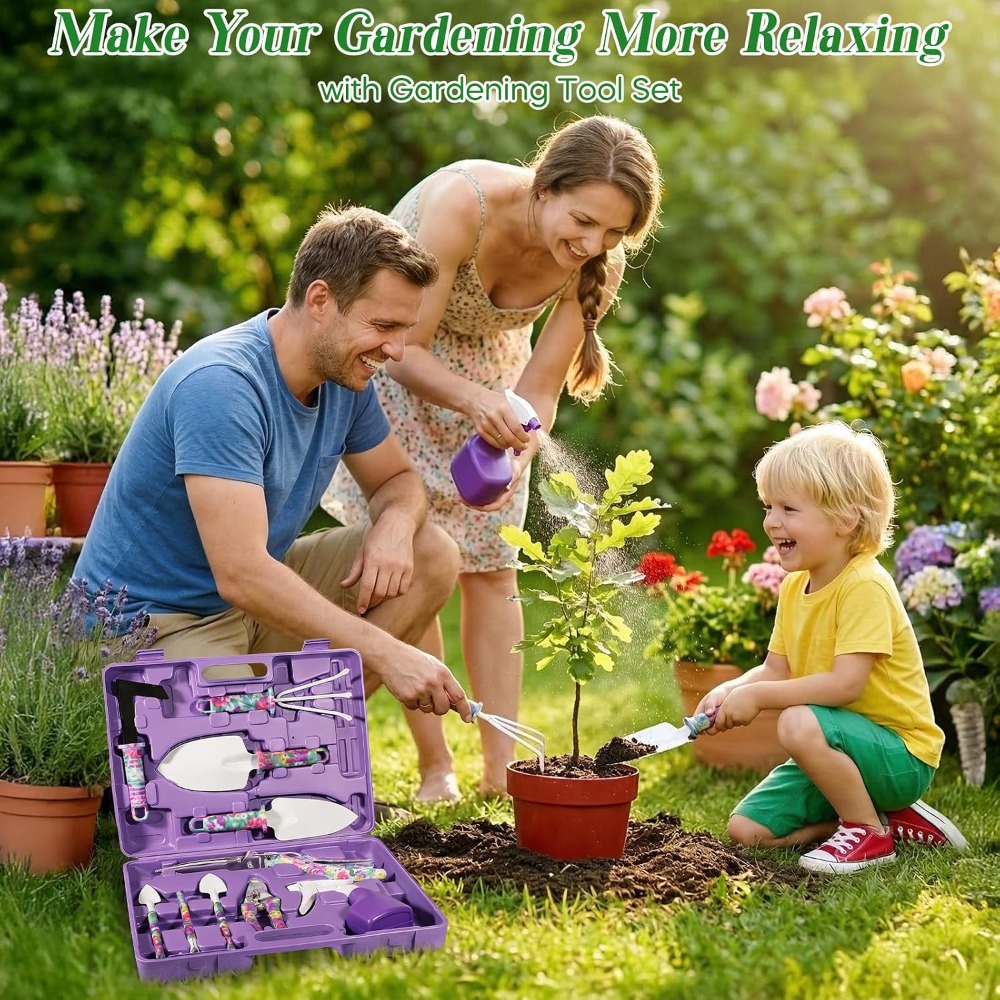 10 Parçalı Çiçek Desenli Kılıf - Gardening Tools Gift Set incelemesi ve fiyatı