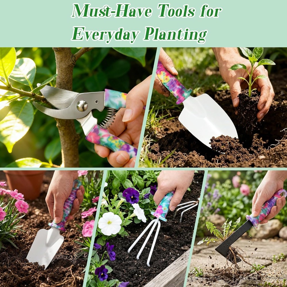 10 Parçalı Çiçek Desenli Kılıf - Gardening Tools Gift Set incelemesi ve fiyatı