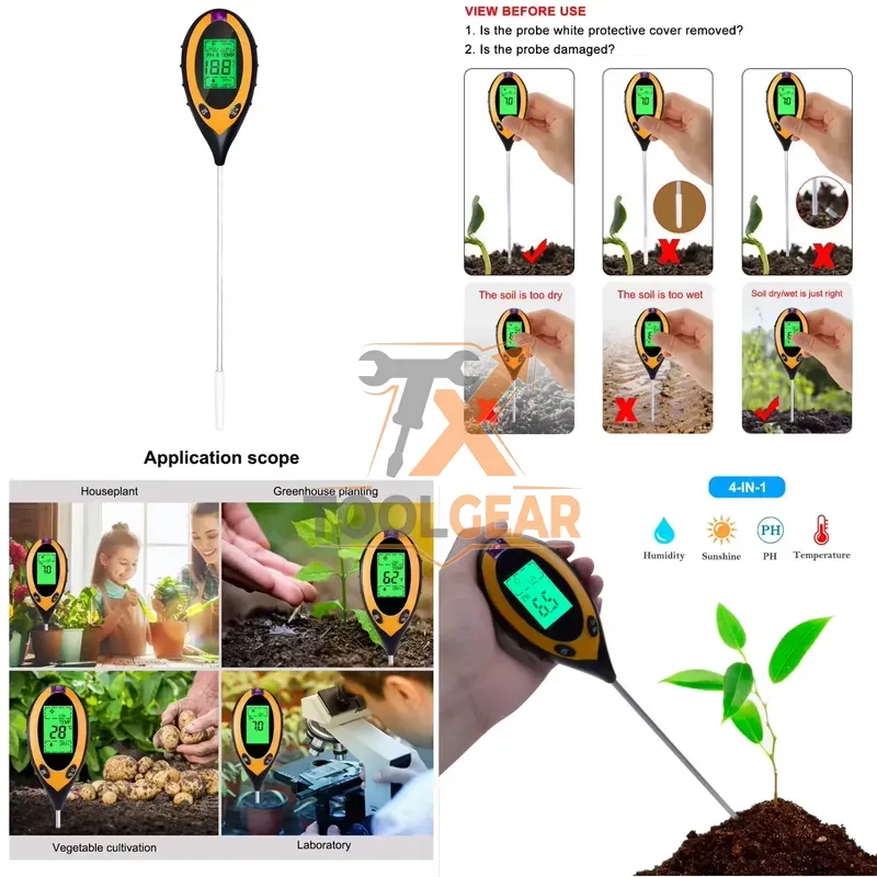 2026 çok satan* 4'ü 1 arada To - Moisture Meter Plant incelemesi ve fiyatı