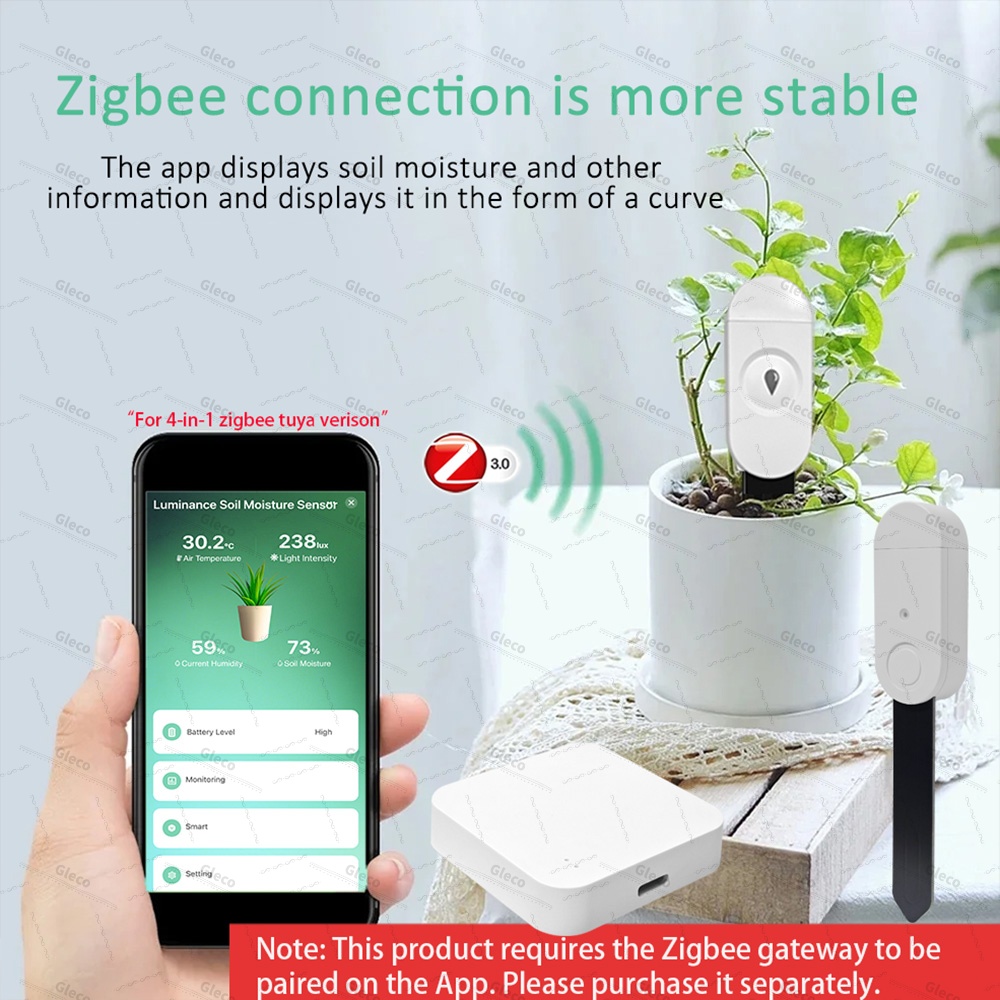 Zigbee Toprak Nem Sensörü Ölçe - Moisture Meter Plant incelemesi ve fiyatı