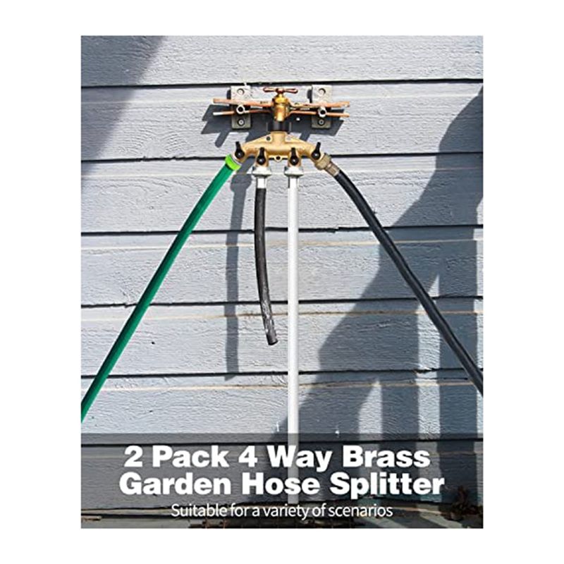 ABNQ 4 Yollu Pirinç Hortum Ayı - Gardening Tools Yellow incelemesi ve fiyatı