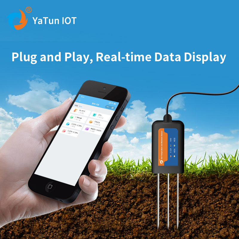 IOT 4G Tarım Dijital Toprak Np - Moisture Meter Plant incelemesi ve fiyatı