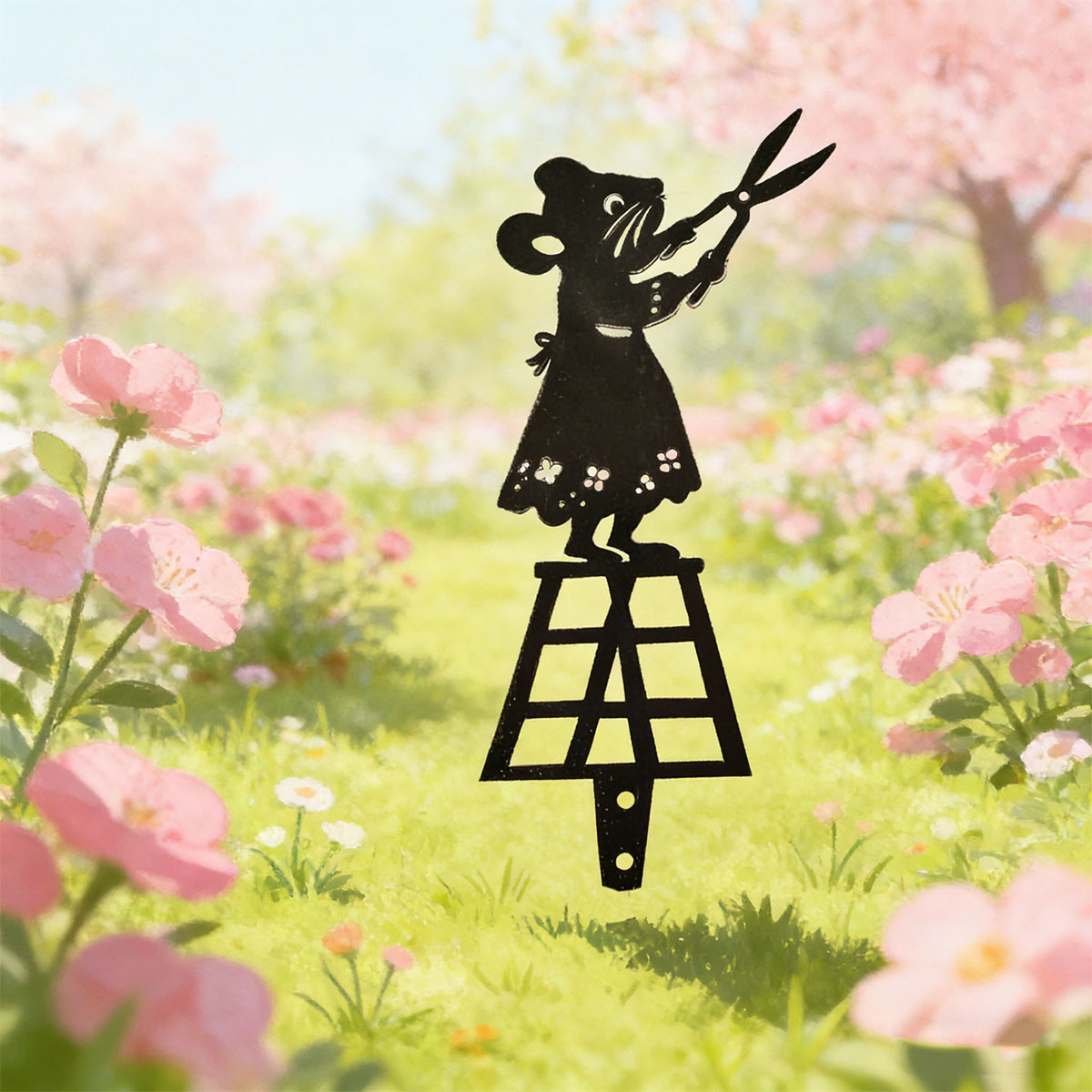 Siyah Siluet Çizgili Metal Bah - Gardening Tools Hand incelemesi ve fiyatı